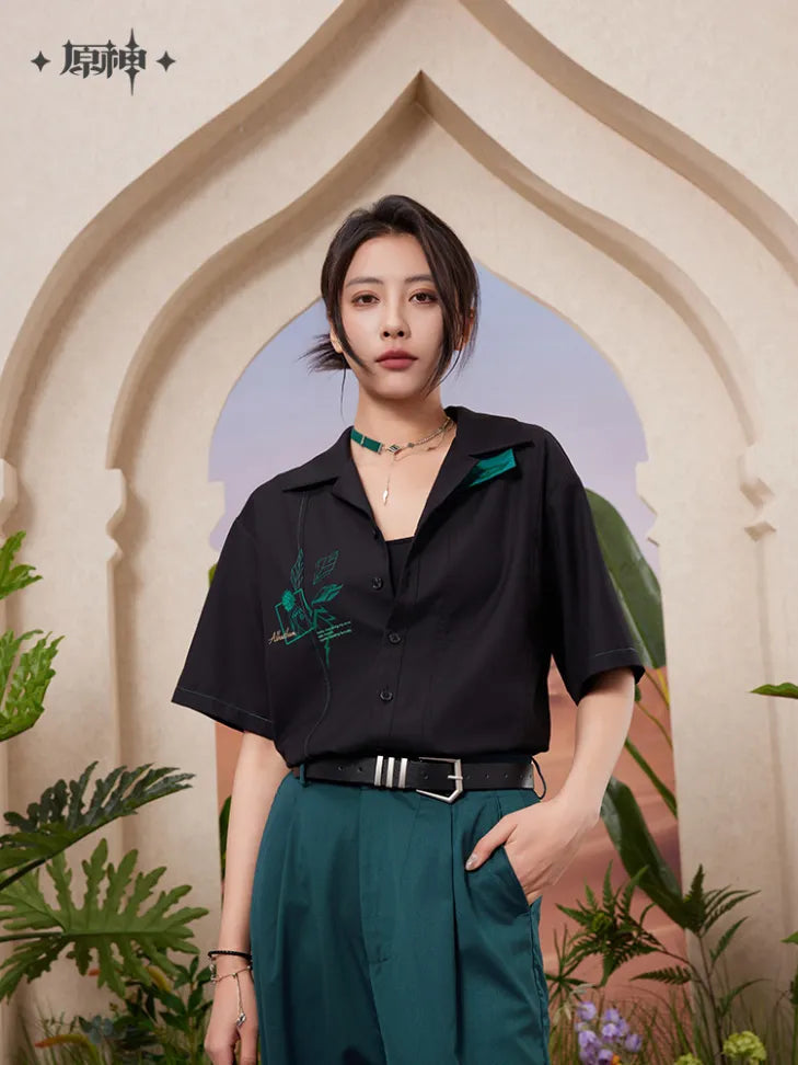 Genshin Impact - Forest and Flying Sands Series - Alhaitham Impression Short-Sleeve Shirt