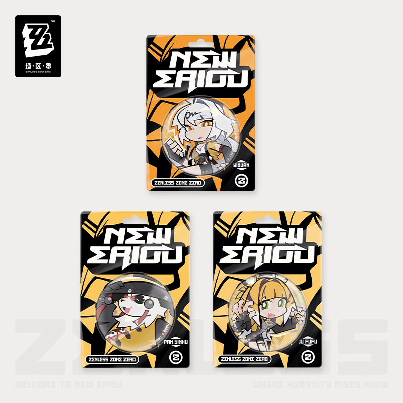 Pre-Order Zenless Zone Zero - New Eridu Series Chibi Tinplate Badge: Yunkui Summit