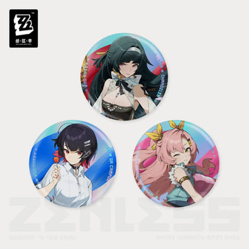 Pre-Order Zenless Zone Zero - New Eridu Fashion Series Tinplate Badge: Astra Yao / Ellen / Nicole