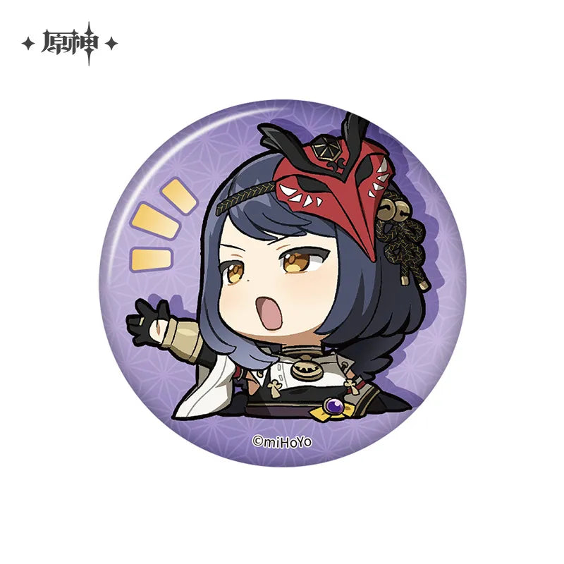 Genshin Impact - Inazuma Chibi Character Badges Ver.2