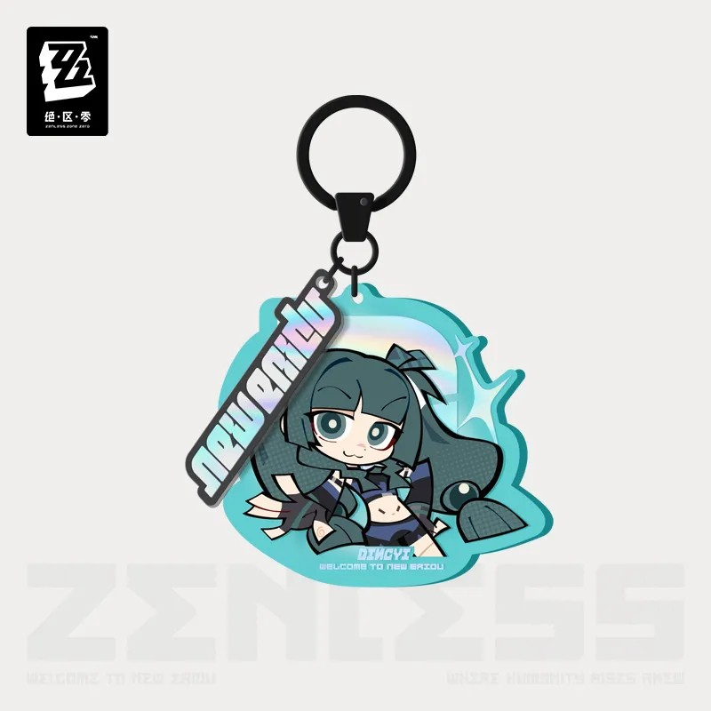 Zenless Zone Zero - New Eridu Series Chibi Acrylic Keychain: Criminal Investigation Special Response Team
