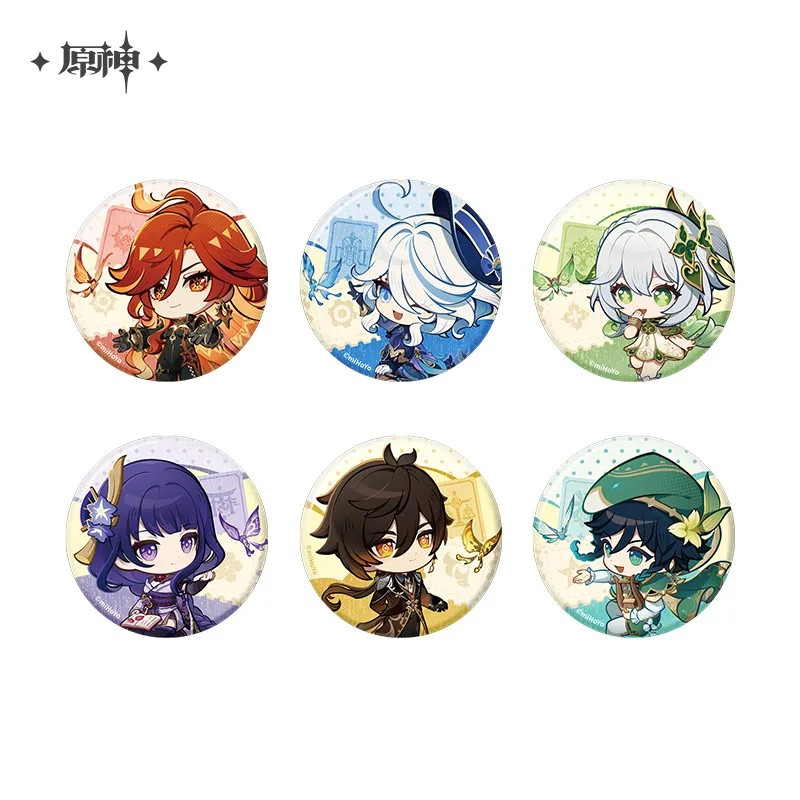 Genshin Impact - Teyvat Expo Series Chibi Badges