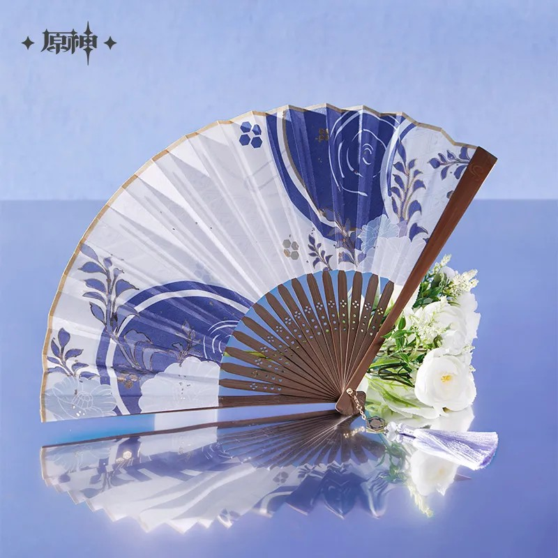 Pre-Order Genshin Impact - Kamisato Ayato Impression Silk Folding Fan