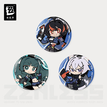 Zenless Zone Zero - New Eridu Series Chibi Tinplate Badge: Criminal Investigation Special Response Team