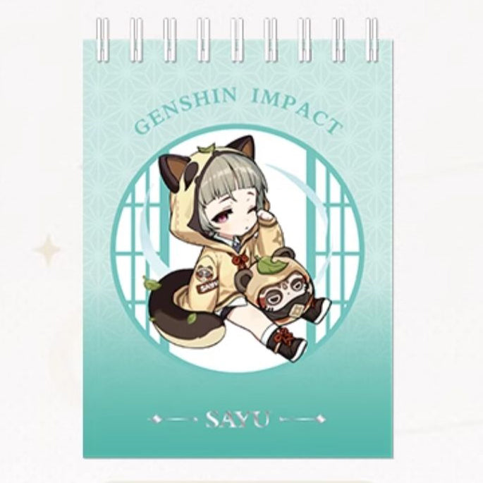 Genshin Impact - Outing Theme Series Chibi Character Coil Notebook