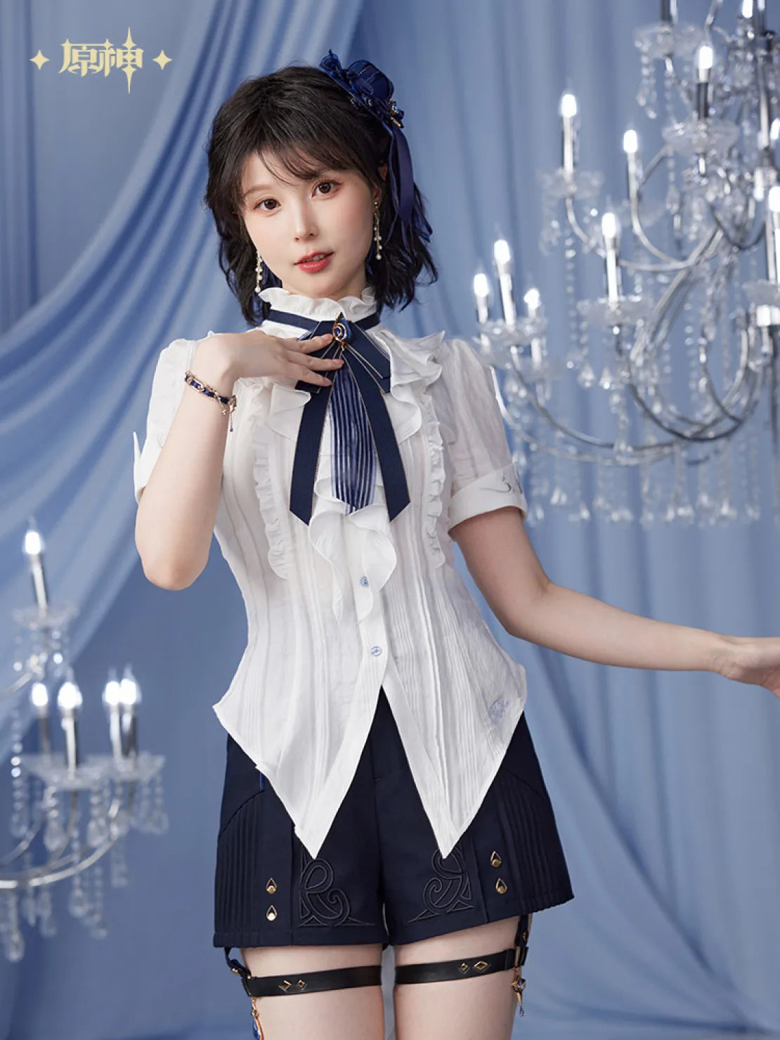 Pre-Order Genshin Impact - Furina Impression Series Short-Sleeve Waisted Blouse