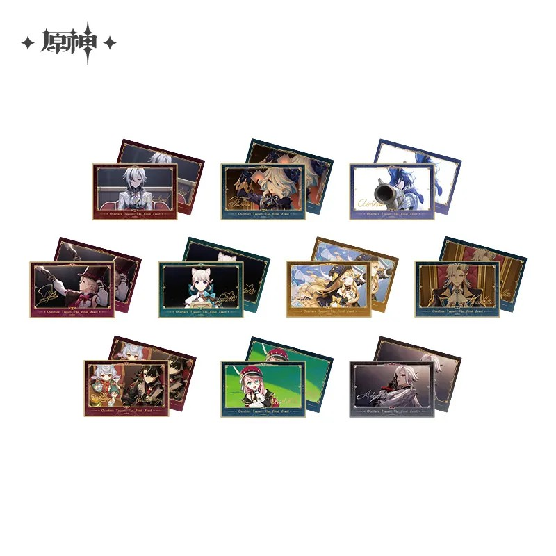 Pre-Order Genshin Impact - The Final Feast Series Blind Box Collection Card Set
