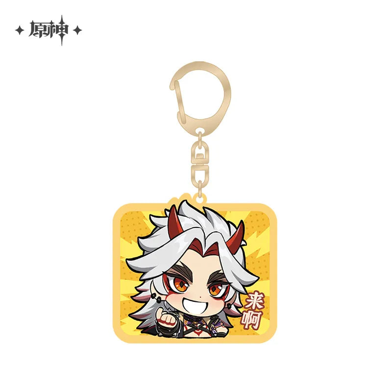 Genshin Impact - Inazuma Chibi Character Acrylic Keychain Ver.2