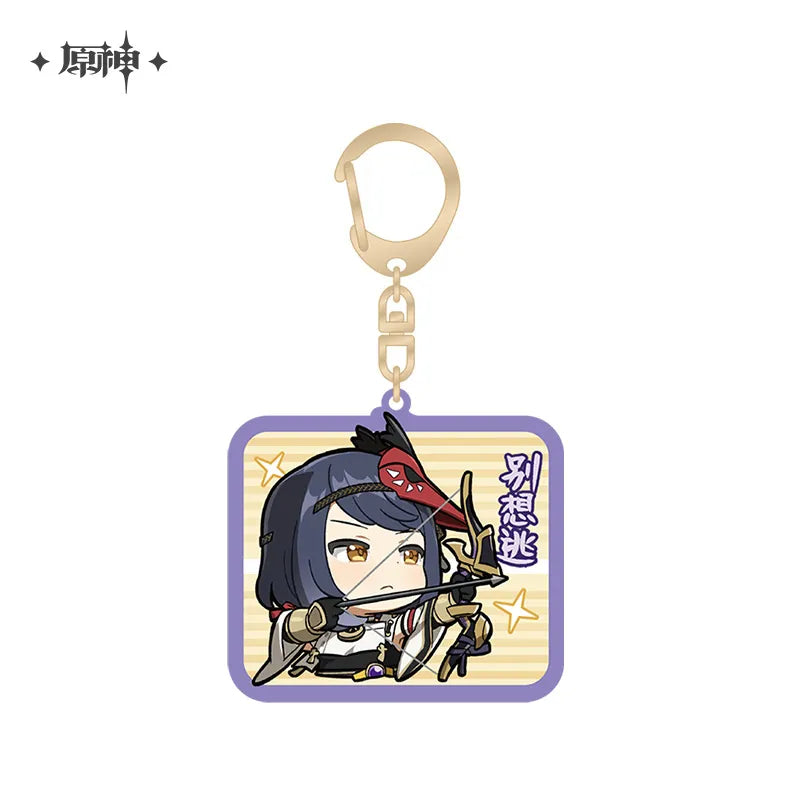 Genshin Impact - Inazuma Chibi Character Acrylic Keychain Ver.2