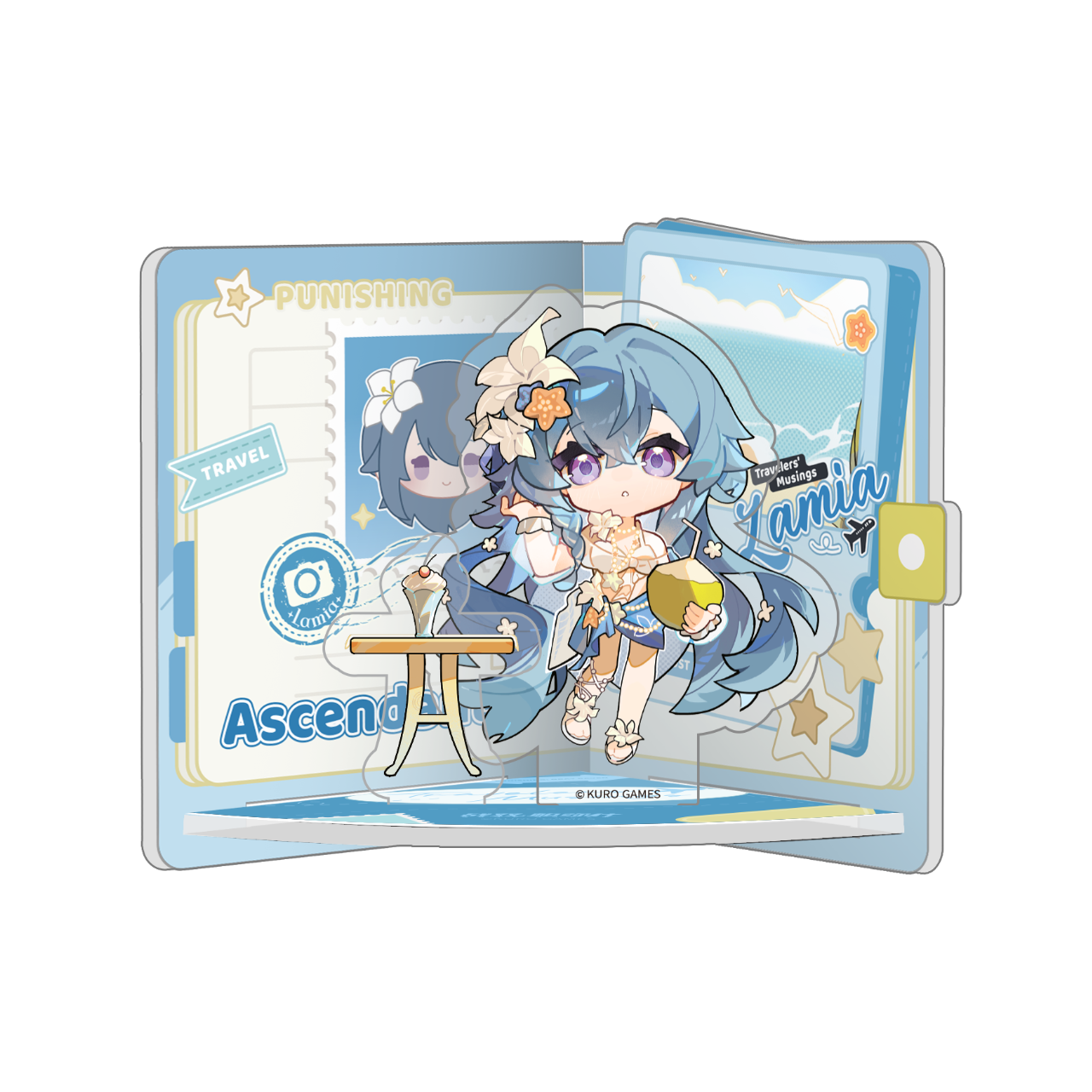 Pre-Order Punishing: Gray Raven Travelers' Musings Chibi Portrait Fridge Magnet