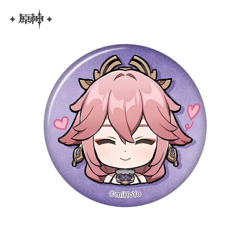 Genshin Impact - Inazuma Chibi Character Badges Ver.2