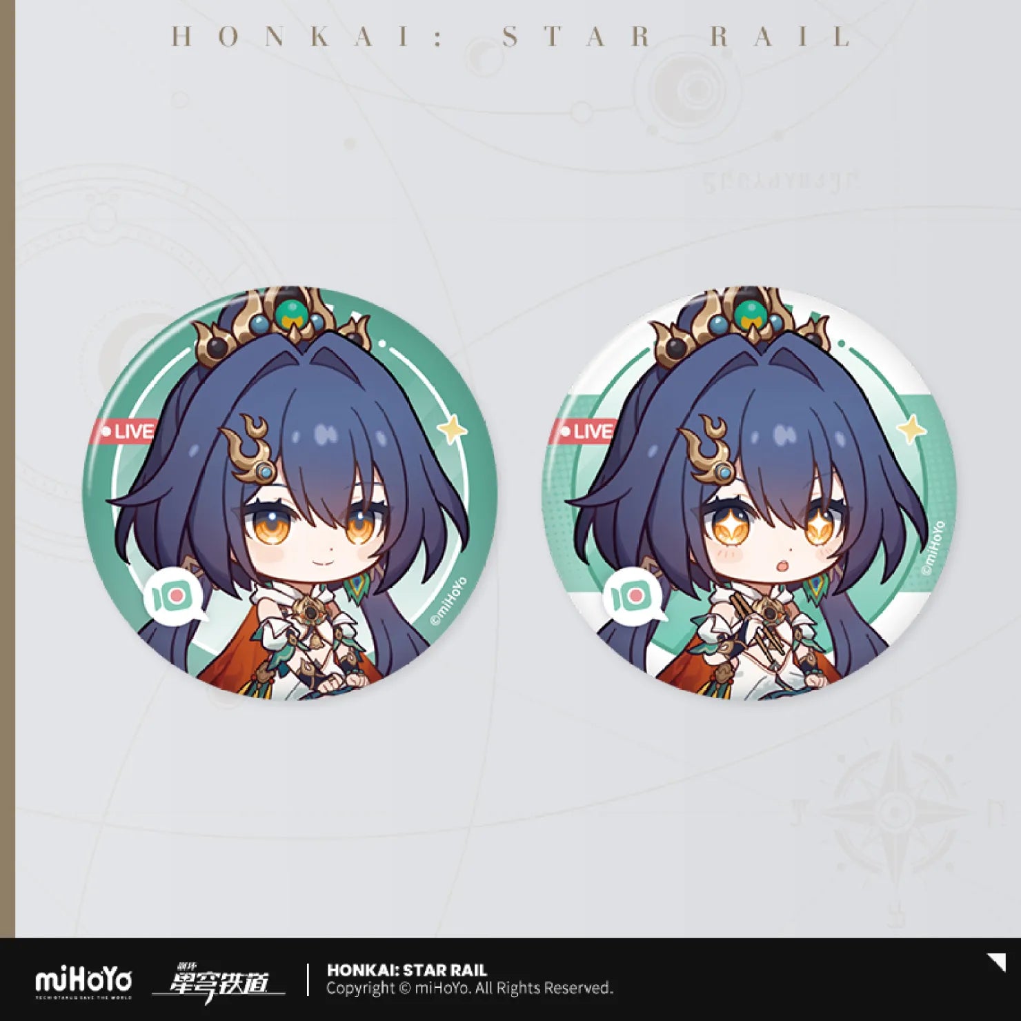 Honkai: Star Rail - Owlbert's Reception Room Series Badge Set