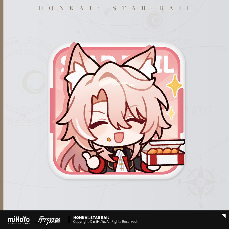 Pre-Order Honkai: Star Rail -  Delicious Enjoyment Series Chibi  Emoticons Badge