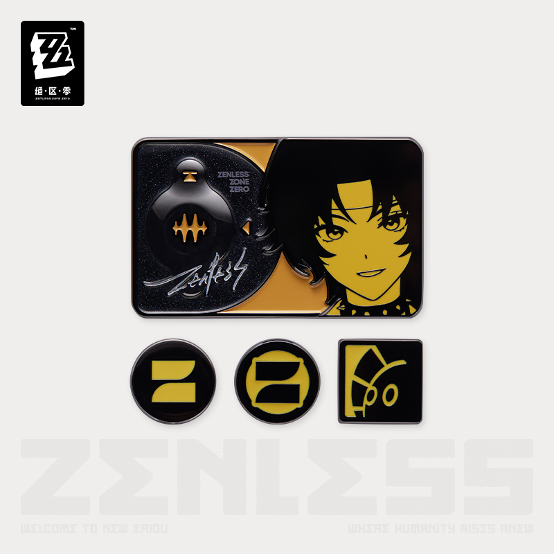 Pre-Order Zenless Zone Zero - Wonderland Sparkling Series Metal Badge Set