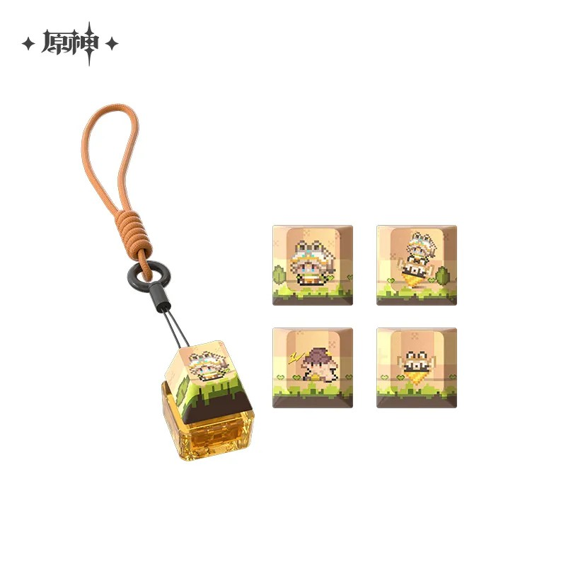 Genshin Impact - Natlan Colorful Pixel Series Keycap Set