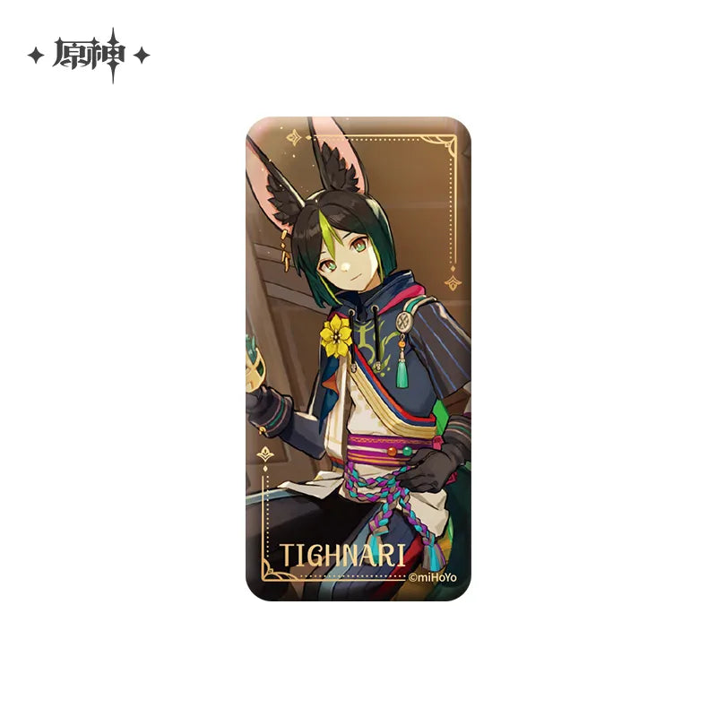 Genshin Impact Theme Square Badges