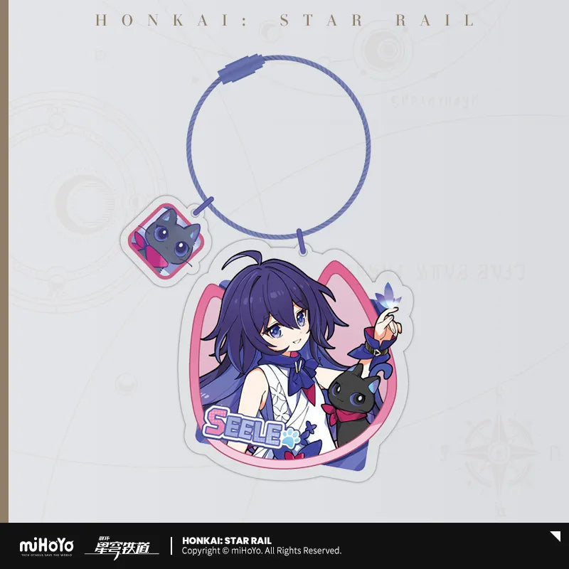Honkai: Star Rail - Little Cat Series Acrylic Keychain