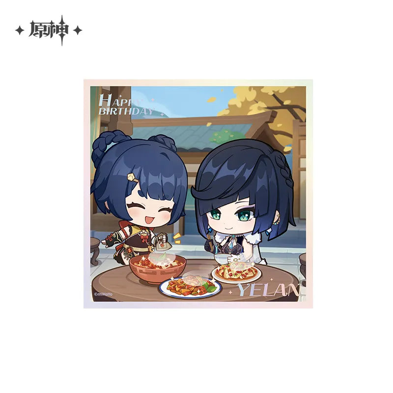 Genshin Impact - Auspicious Moments Series Mini Shikishi