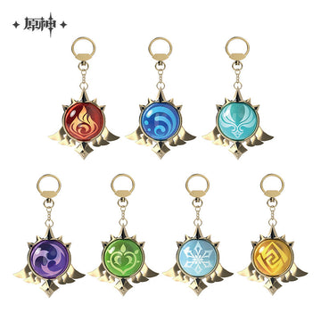 Genshin Impact God's Eye Keychains