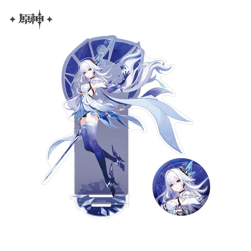 Pre-Order Genshin Impact - Void Star Theme Skirk Badge / Acrylic Standee