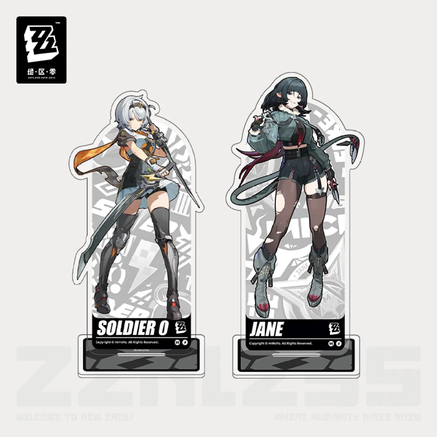 Zenless Zone Zero - Standing Design Series Acrylic Standee : Unknown Faction