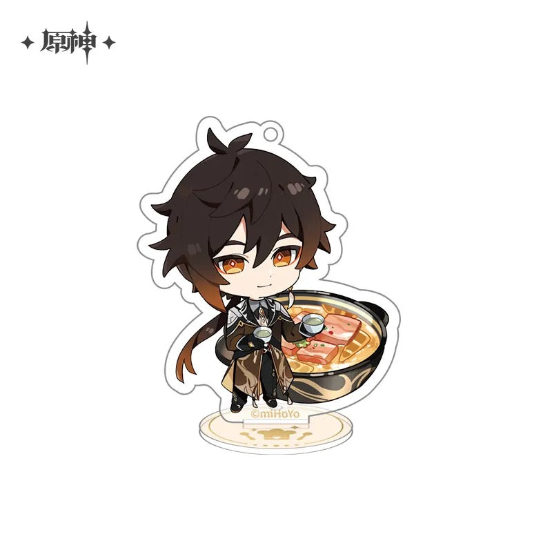 Genshin Impact Delicious Party Character Chibi Acrylic Standees