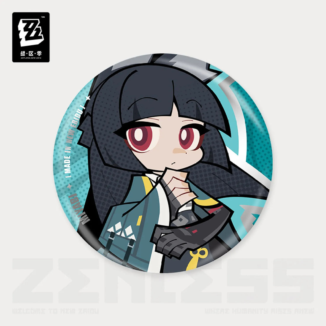 Zenless Zone Zero - New Eridu Series Chibi Tinplate Badge: Hollow Special Operations Section 6