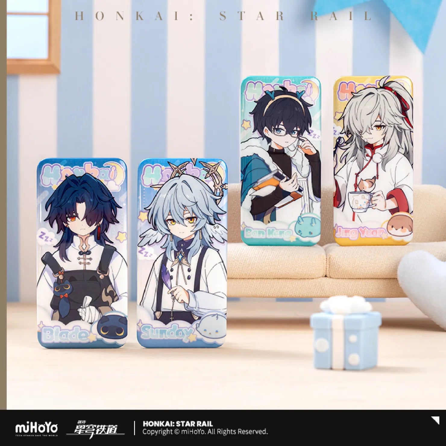 Pre-Order Honkai: Star Rail - Boys' Dormitory Series Tinplate Badge