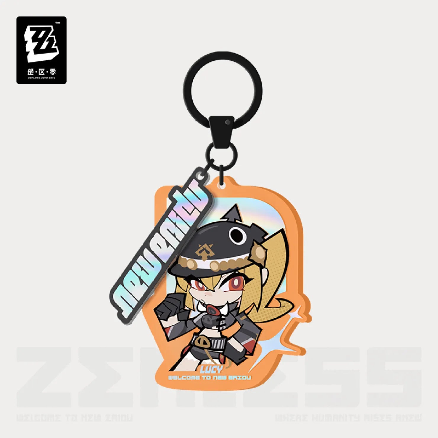 Pre-Order Zenless Zone Zero - New Eridu Series Chibi Acrylic Keychain: Son of Calydon