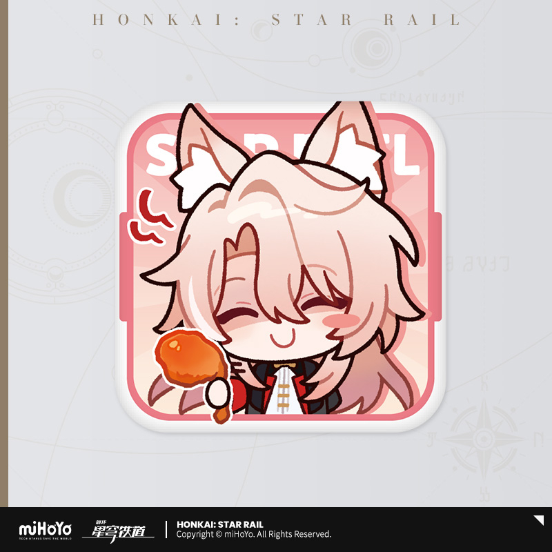 Pre-Order Honkai: Star Rail -  Delicious Enjoyment Series Chibi  Emoticons Badge