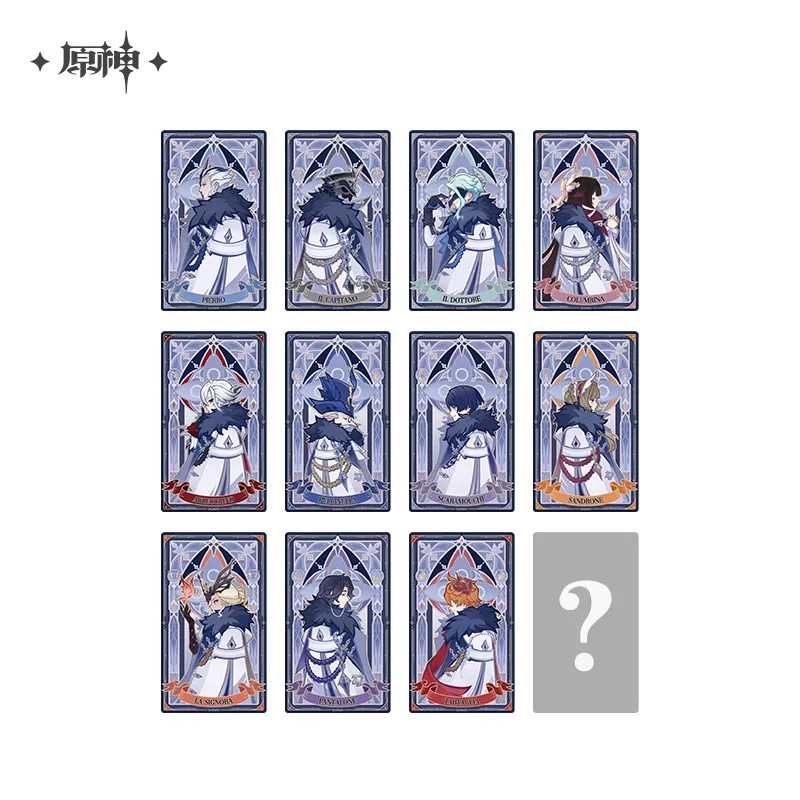 Pre-Order Genshin Impact ¨C Frost and Flame Series Prismatic Card Blind Box