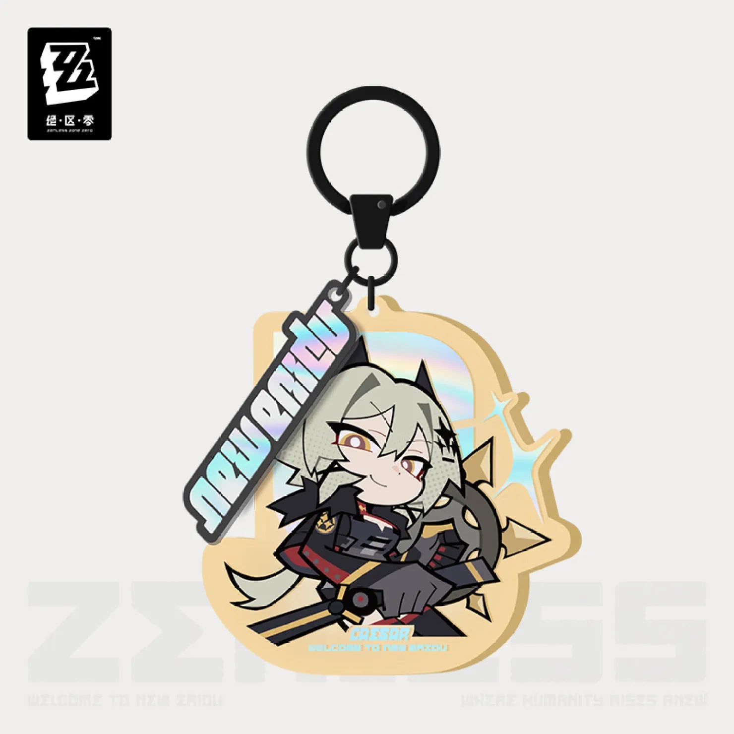 Pre-Order Zenless Zone Zero - New Eridu Series Chibi Acrylic Keychain: Son of Calydon