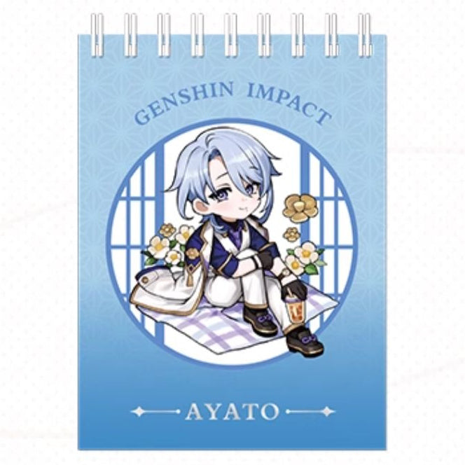 Genshin Impact - Outing Theme Series Chibi Character Coil Notebook