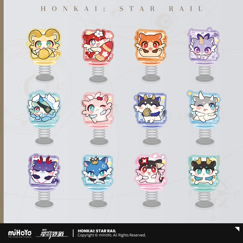 Pre-Order Honkai: Star Rail - Pom-Pom Gallery Series Chimera Acrylic Springy Toys