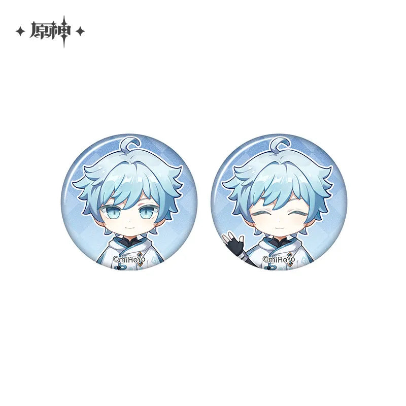 Genshin Impact - The Snapshot of a Jade-Covered Screen Series Mini Badges Set