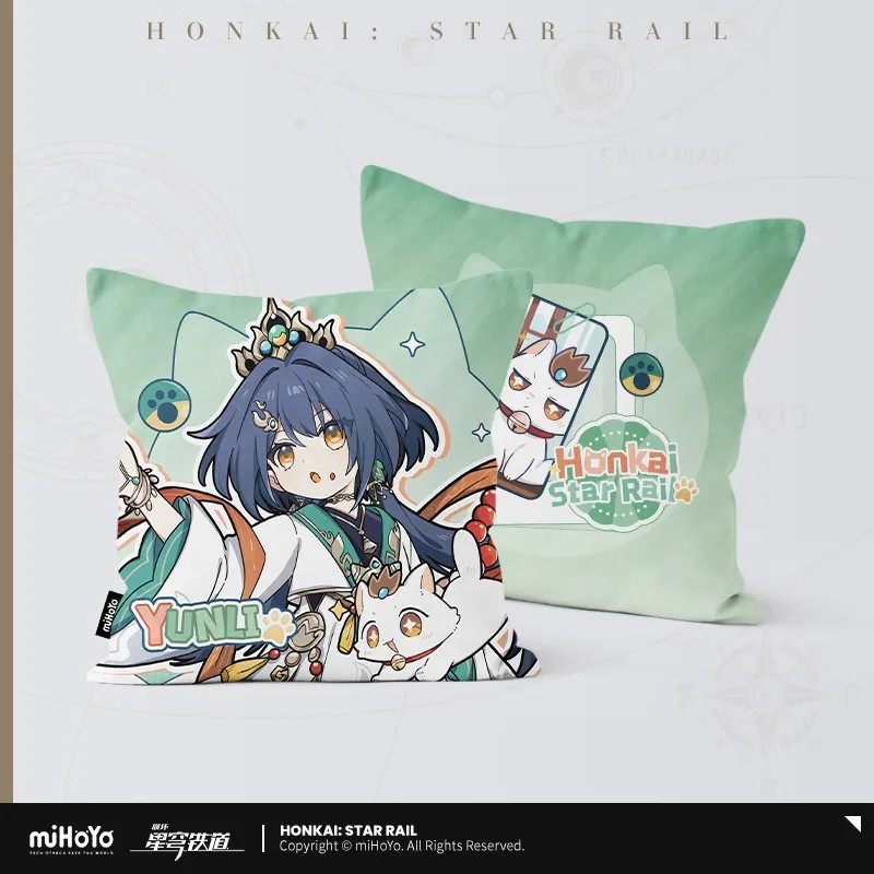 Honkai: Star Rail - Little Cat Series Square Pillow