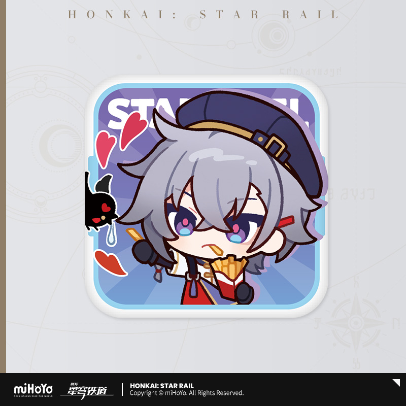 Pre-Order Honkai: Star Rail -  Delicious Enjoyment Series Chibi  Emoticons Badge