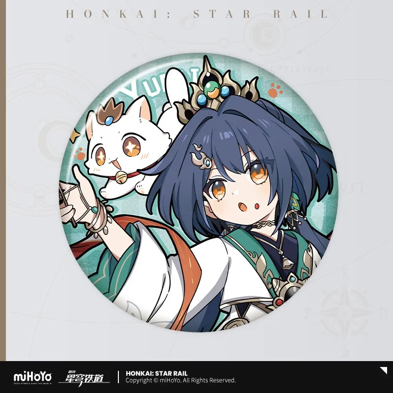 Honkai: Star Rail - Little Cat Series Tinplate Badge