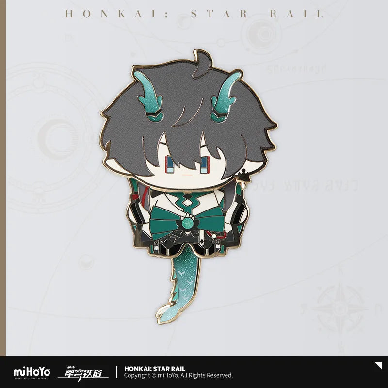 Pre-Order Honkai: Star Rail - Chibi Plushie Series Metal Badge