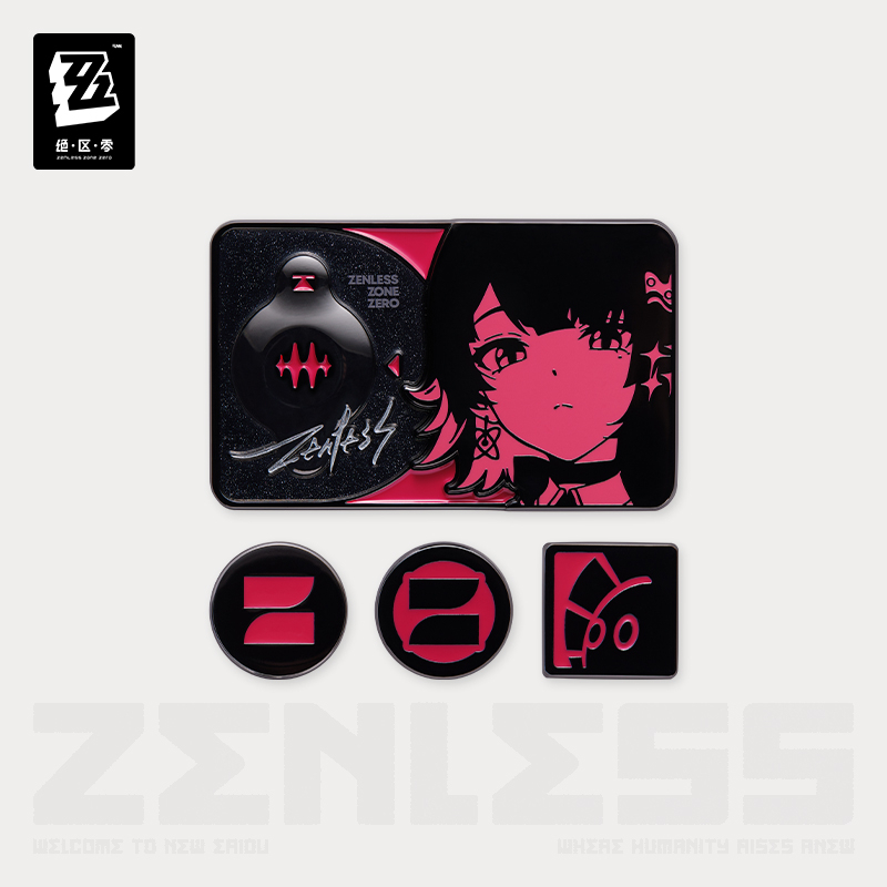 Pre-Order Zenless Zone Zero - Wonderland Sparkling Series Metal Badge Set