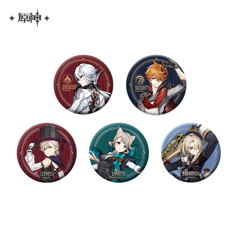 Genshin Impact Fatui Character Badges