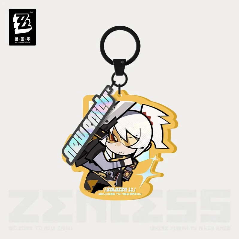 Pre-Order Zenless Zone Zero - New Eridu Series Chibi Acrylic Keychain: Obol Squad