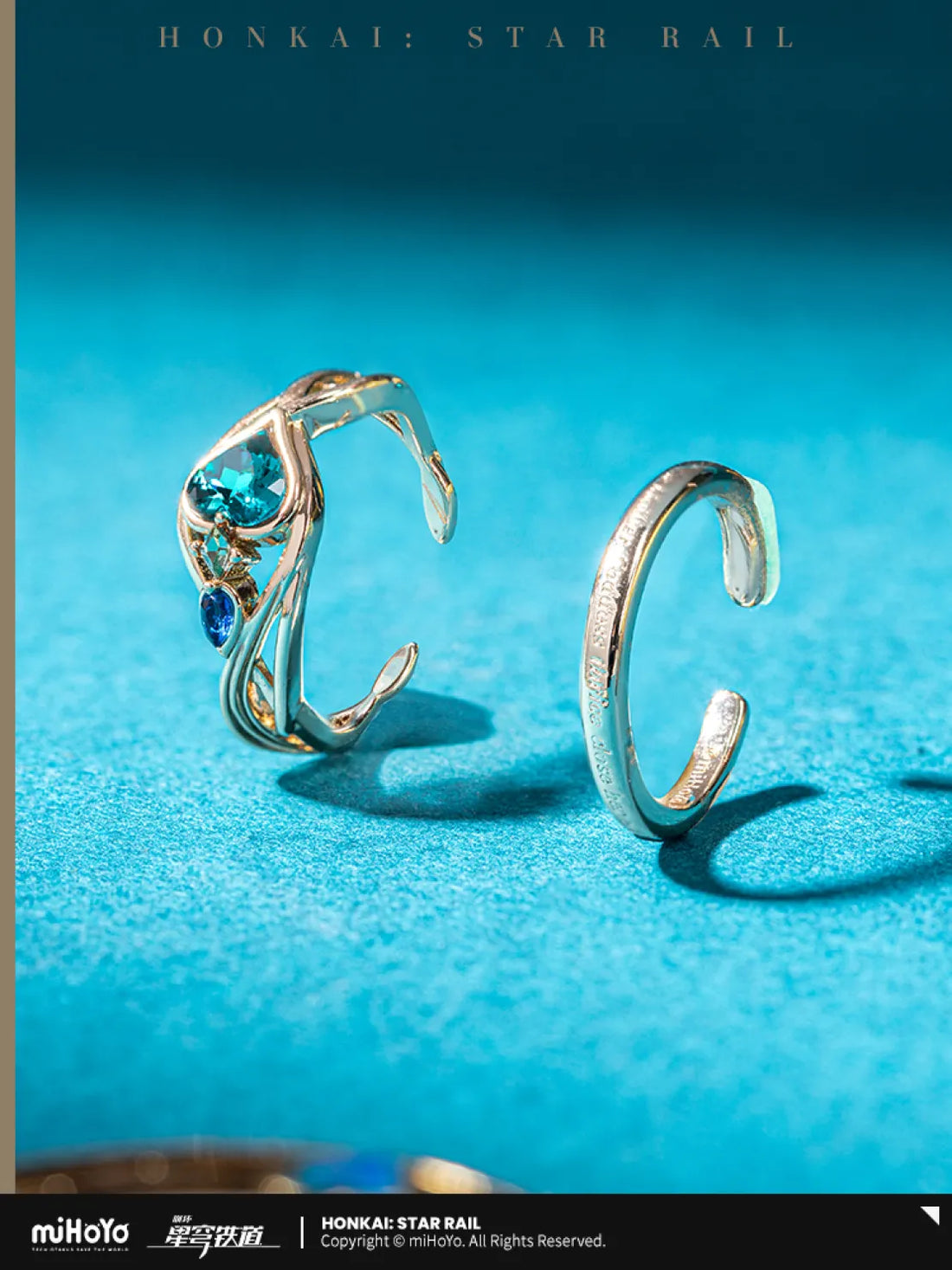 Honkai: Star Rail - Aventurine Impression Ring Set