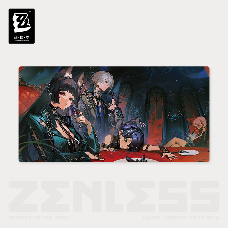 Pre-Order Zenless Zone Zero ¨C Resonance Frequency Series A Storm of Falling Stars: Badge/Laser Ticket/Collection Poster/Mousepad