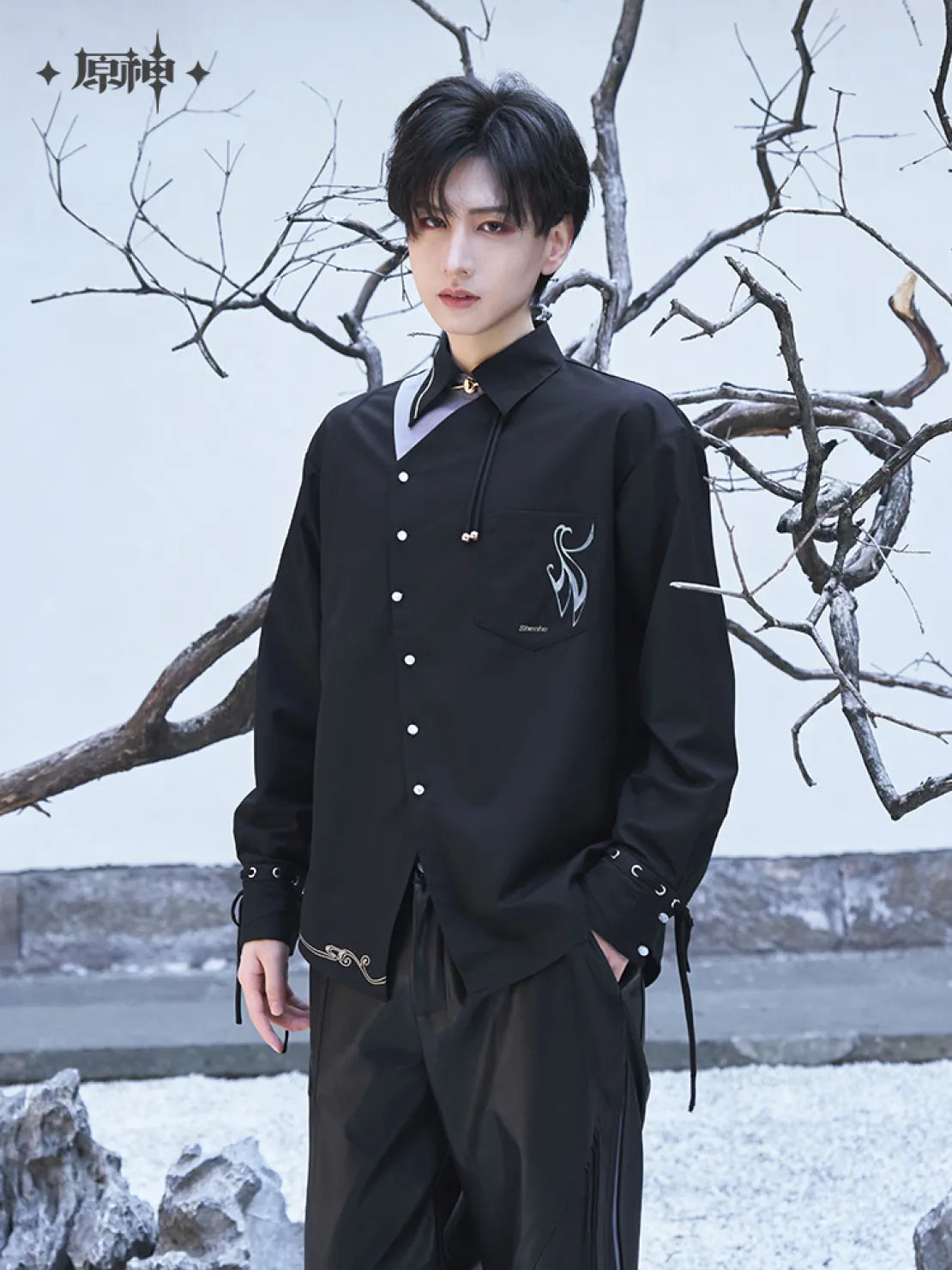 Pre-Order Genshin Impact - Shenhe Theme Impression Casual Shirts