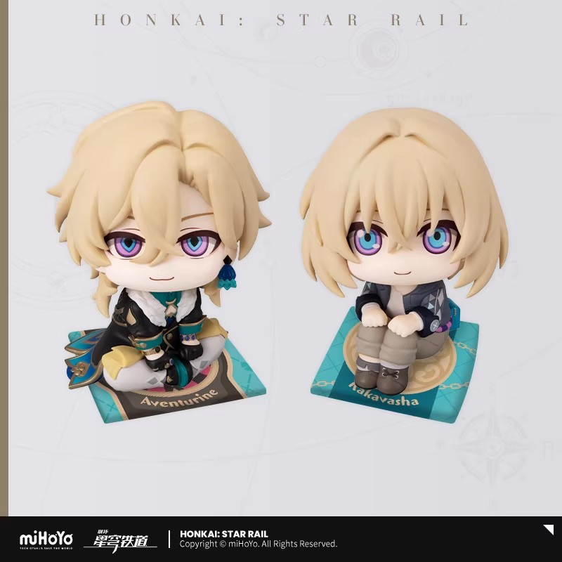 Pre-Order Honkai: Star Rail - Aventurine & Kakavasha Lookup Chibi Figure