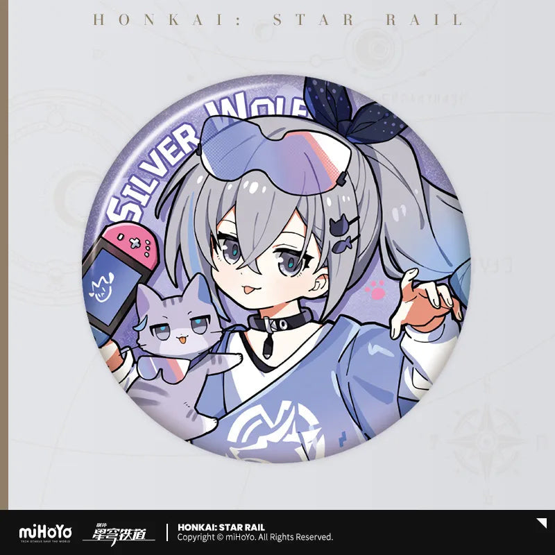 Honkai: Star Rail - Little Cat Series Tinplate Badge