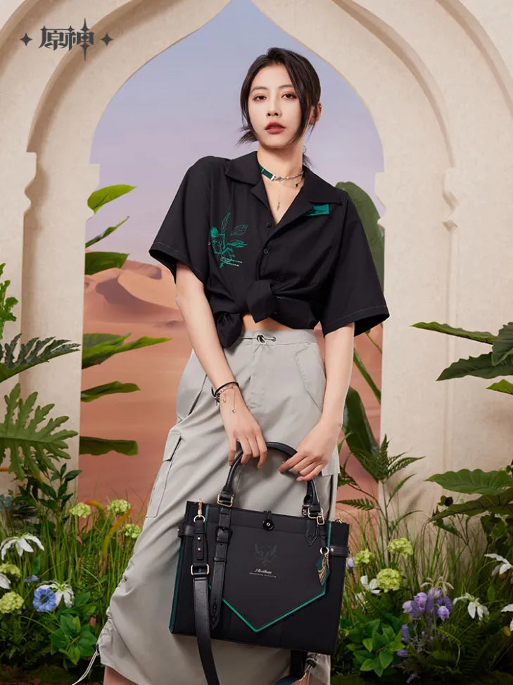 Genshin Impact - Forest and Flying Sands Series - Alhaitham Impression Short-Sleeve Shirt