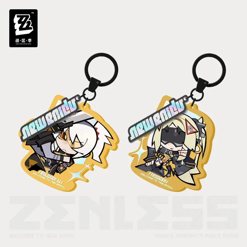 Pre-Order Zenless Zone Zero - New Eridu Series Chibi Acrylic Keychain: Obol Squad