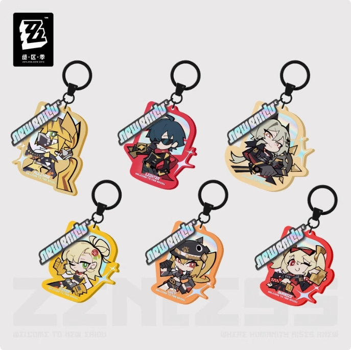Pre-Order Zenless Zone Zero - New Eridu Series Chibi Acrylic Keychain: Son of Calydon